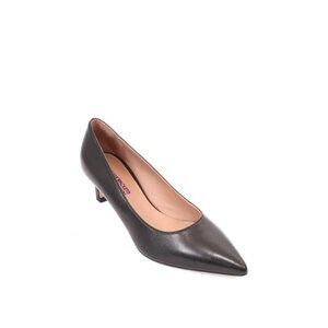 Mariano Paoletti 191c BLack Leather Stiletto Heels Pointy Pumps